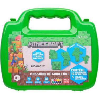 Imagem de Massa para Modelar Criativa Minecraft Maleta Leonora