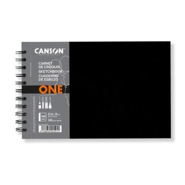 Imagem de Caderno Canson Art book One Espiral 100g A5 80 Fls Paisagem