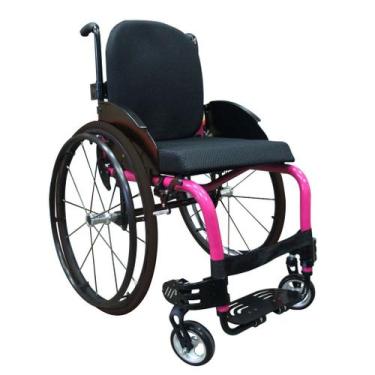 Imagem de Cadeira de Rodas Monobloco M3 Premium Ortobras Roda Sentinell Ultralev