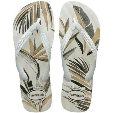 Imagem de Chinelo Havaianas Aloha Branca,  39/40