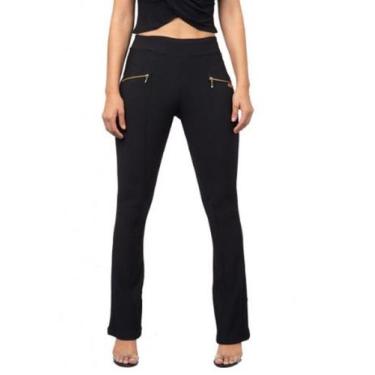 Imagem de Calça Flare Feminina Social em Tecido Malha Confortável Casual - VB Gi