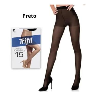 Imagem de Meia Calça Trifil Clássica Adherence Fio 15 3175.1714, Preto, EG
