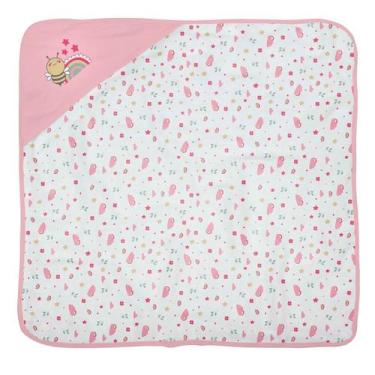 Imagem de Toalha de banho bebe c/capuz plush 68 cm x 68 cm bublim - INCOMFRAL, j