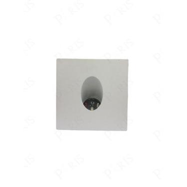 Imagem de Balizador de Embutir Solo Piso Plus Quadrado Branco Led 3W 3000K Bivol