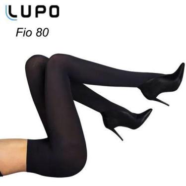Imagem de Meia Calça Loba Acrilica Fio 80 Opaca - Lupo, P, Preto
