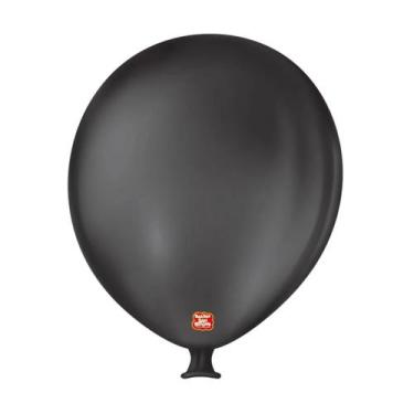 Imagem de Balão de Látex Cores Variados - Gigante - 1 Unidade - São Roque, Preto
