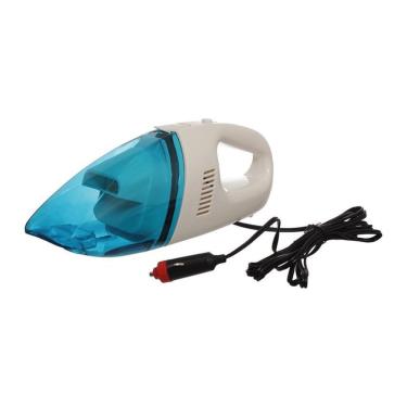 Imagem de Aspirador de Pó para Carro Portátil Western Mini Aspirador de Pó para Carro 60W Filtro Lavável Branco 12V