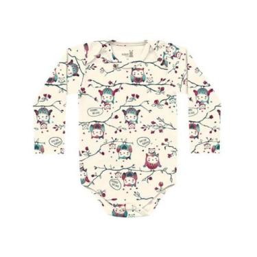 Imagem de Body bebê menina Manga Longa Kiko Ref 8274, G, Offwhite