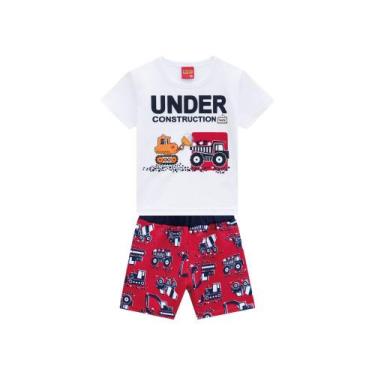 Imagem de Conjunto verão menino Kyly ref 110283, M, Branco