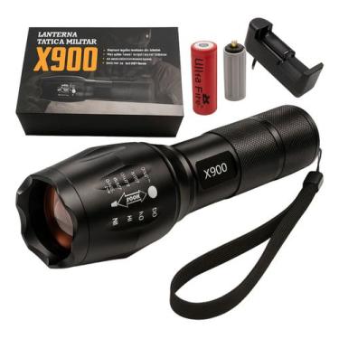Imagem de Lanterna Semelhante Militar Led Potente Com Super Zoom - Fluoreled