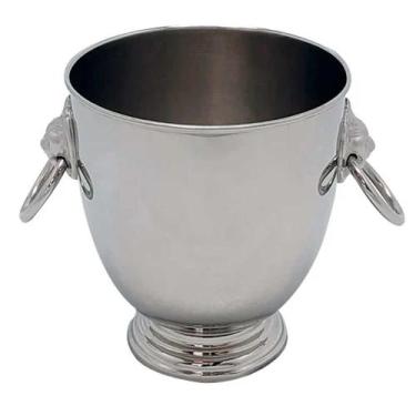 Imagem de Champanheira em Aço Inox Prata com Alça 14L Fracalanza