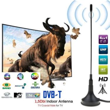Imagem de Antena Digital Interna para Estante de Tv Sinal de Alta Definição Hdtv