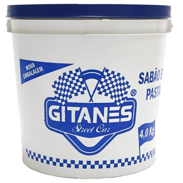 Imagem de Sabão em Pasta Desengraxante Arenosa 139 Limpa Graxa Leve e Pesada para Maos 4kg Gitanes