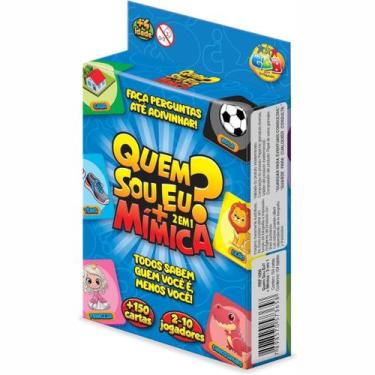 Imagem de Jogo Quem Sou Eu + Mímica Infantil Educativo GGB Plast