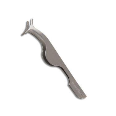 Imagem de Pinça para cílios postiços macrilan aplicação perfeita pi-11