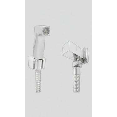 Imagem de Ducha Higiênica Quadrada Metal Cromado Suporte - Congratulations Store