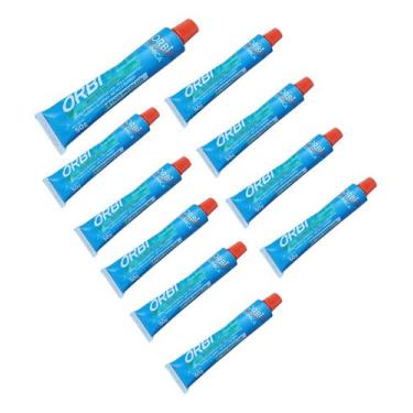 Imagem de Silicone Multiuso Acético Incolor 50g Kit 10 Unid - Orbived