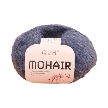 Imagem de Fio De Mohair Acrílico Macio E Quente, 6 Pacotes De 150g Para Tricô Ar