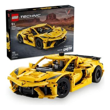 Imagem de Kit de Montagem 42205 com Modelo Detalhado do Chevrolet Corvette Stingray Preto Lego