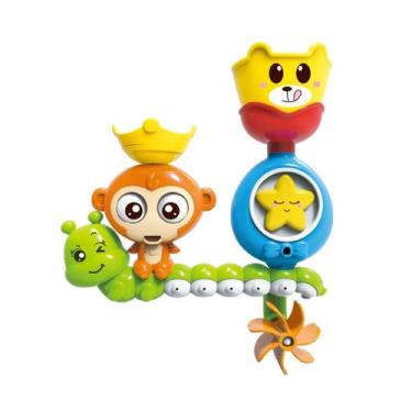 Imagem de Brinquedo De Banho Bebê Mini Cascata Com Ventosa Banheira Box Aquababy