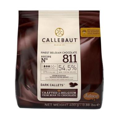 Imagem de Chocolate Belga Callets Amargo 811 54,5% Cacau Callebaut 400g, 400g