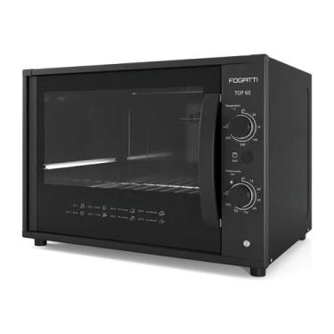 Imagem de Forno elétrico de embutir top60 fogatti 60l preto 220v, Preto, 220V