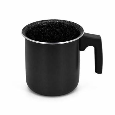 Imagem de Leiteira Fervedor Alumínio Antiaderente Cerâmica 14cm 1,4L - Importado