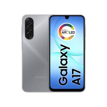 Imagem de Smartphone Galaxy A17 4G, Cinza, 256GB, Tela 6.7", Câmeras 50MP+5MP+2M