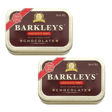 Imagem de Bala Importada Barkleys Chocolate Menta Pastilha Recheada Holandesa 50