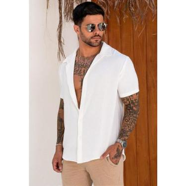 Imagem de Calça Masculina Alfaiataria Skinny - Dennis Beumont, Off, White, GG