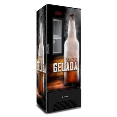 Imagem de Cervejeira expositor de bebidas preto metalfrio 497l 127v, Branco, 110