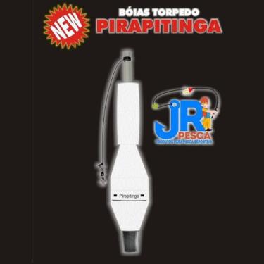 Imagem de Boia Torpedo Pirapitinga 40gr - JR Pesca (Várias Cores), Cor branca