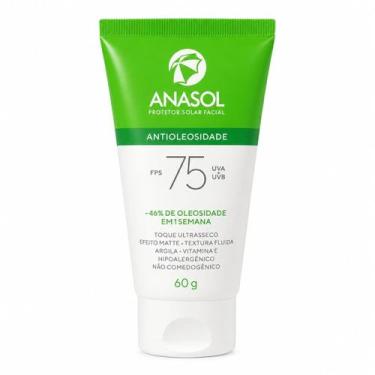 Imagem de Anasol Protetor Solar Facial Antioleosidade FPS75 60g