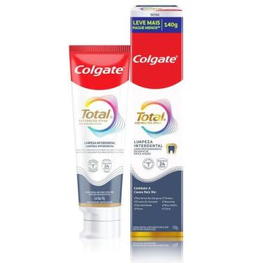 Imagem de Creme Dental Colgate Total Prevenção Ativa Limpeza Interdental 140g
