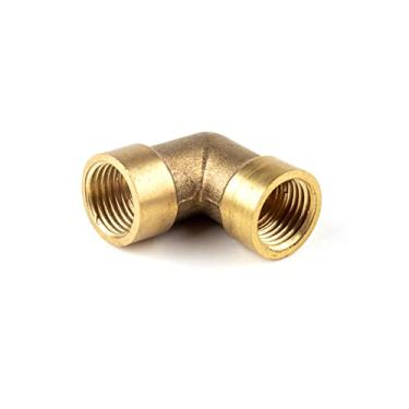 Imagem de 1/8 '1/4' 3/8 '1/2' 3/4 'Rosca macho/fêmea tipo L em forma de T pneumática/encanamento Adaptador de tubo de latão água óleo gás, 3/8 "