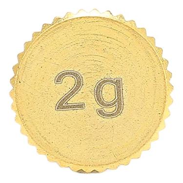 Imagem de Contrapeso de toca-discos de vinil, intensidade máxima Phono Stylus contrapeso resistente ao desgaste para reprodutor de vinil(+ 2g ouro)