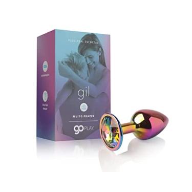 Imagem de Plug Anal Metal Go Play Gil Furta-Cor 7 cm x 2,5 cm A Sós