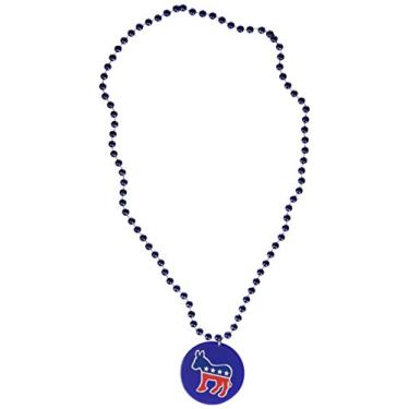 Imagem de Medalhão democrático com corrente de contas