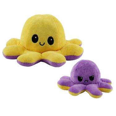Imagem de Pelúcia Polvo do Humor Reversível 28 cm BBR Toys