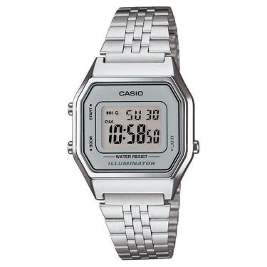 Imagem de Relógio Unissex Vintage La680wa-7df Prata Digital - Casio