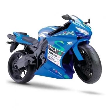 Imagem de Moto Racing Motorcycle Roma Azul 0905
