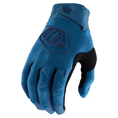 Imagem de Troy Lee Designs X Oakley Vision Air Glove para Mountain Bike/BMX/Motocicleta/Dirtbike, respirável, luva de ar com aderência de silicone; Azul ardósia 2X