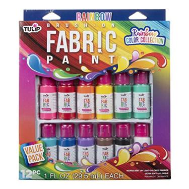 Imagem de TULIP Kits de tinta macia 44887 Sfpt Multi 28.3 g 12Pk Rainbow Color Collection