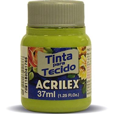 Imagem de Acrilex Fosca Tinta para Tecido, Verde (Pistache), 12 x 37 ml