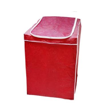 Imagem de Capa Maquina De Lavar Com Zíper Brastemp 8kg (antiga), 10kg, 11kg, 12kg, Ge 8kg, 10kg, 10,2kg, Colormaq 11kg - Vinho