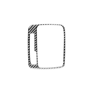 Imagem de JEZOE Decalque adesivo para decoração do painel de mudança de marchas de fibra de carbono, para VW Touareg 2011-2018 Acessórios para interiores de carros