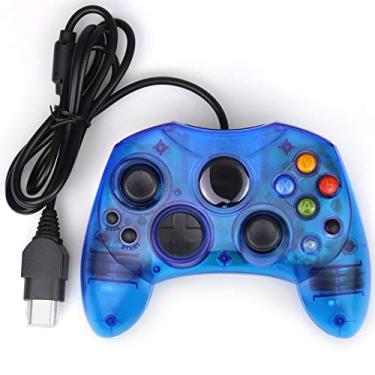Imagem de Gxcdizx Controle Clássico Xbox S-Type Gamepad com Fio para Console Tipo Xbox S (Azul Safira)
