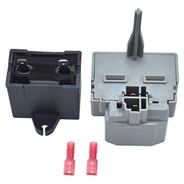 Imagem de Pacote com 2 dispositivos de partida W10189190 TSD2 e capacitor de corrida de compressor W10662129 da BAY Direct para refrigeradores e freezer Whirlpool compatível com W2319792 W10197428 W2319792 241941003 Series