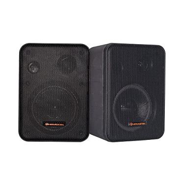 Imagem de Par de Caixas Acústicas Hayonik Ambience LINE 4" MSB60NC Preta - AP0426