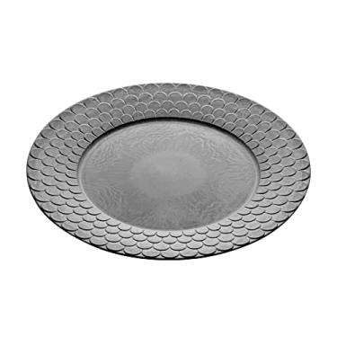 Imagem de SOUSPLAT DE PLÁSTICO WAVES PRETO 33cm